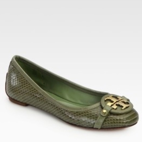Tory Burch Shoes - Tory Burch Olive Reva Ballet Flat